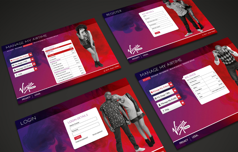 Virgin Mobile Self-care Application screenshot 1